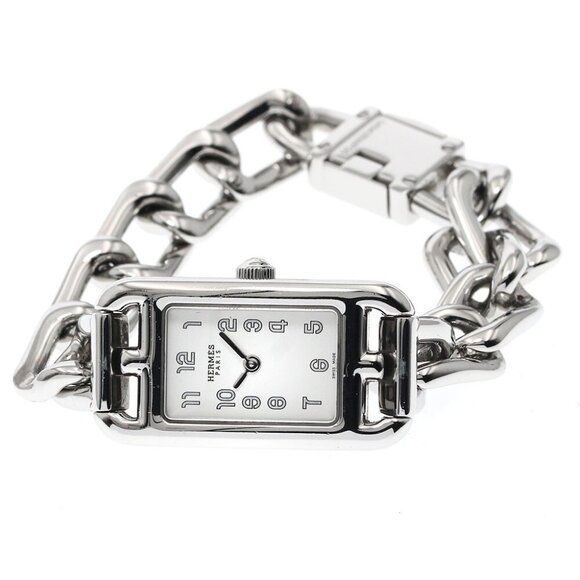 HERMES Nantucket NA2.110 Silver Dial Quartz Ladies Watch - Picture 2 of 12